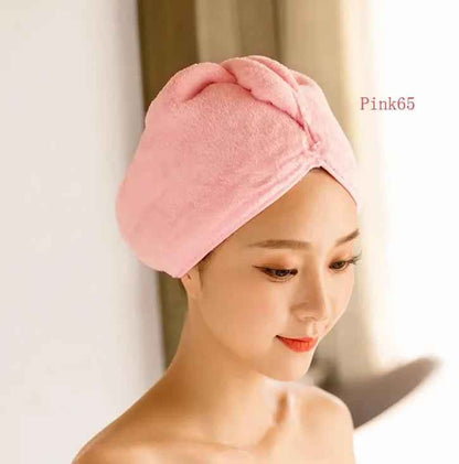 Women's Hair Dryer Cap - Quick Drying Absorbent Towel for Effortless Hair Care
