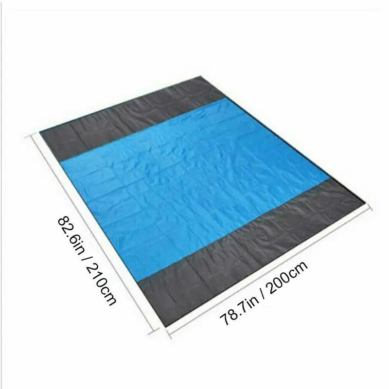 Portable Waterproof Picnic Mat – Foldable Beach Blanket with Carry Bag & Pegs - AllvueCo