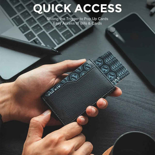 Credit Card Case with Double ID Window and RFID Blocking - AllvueCo