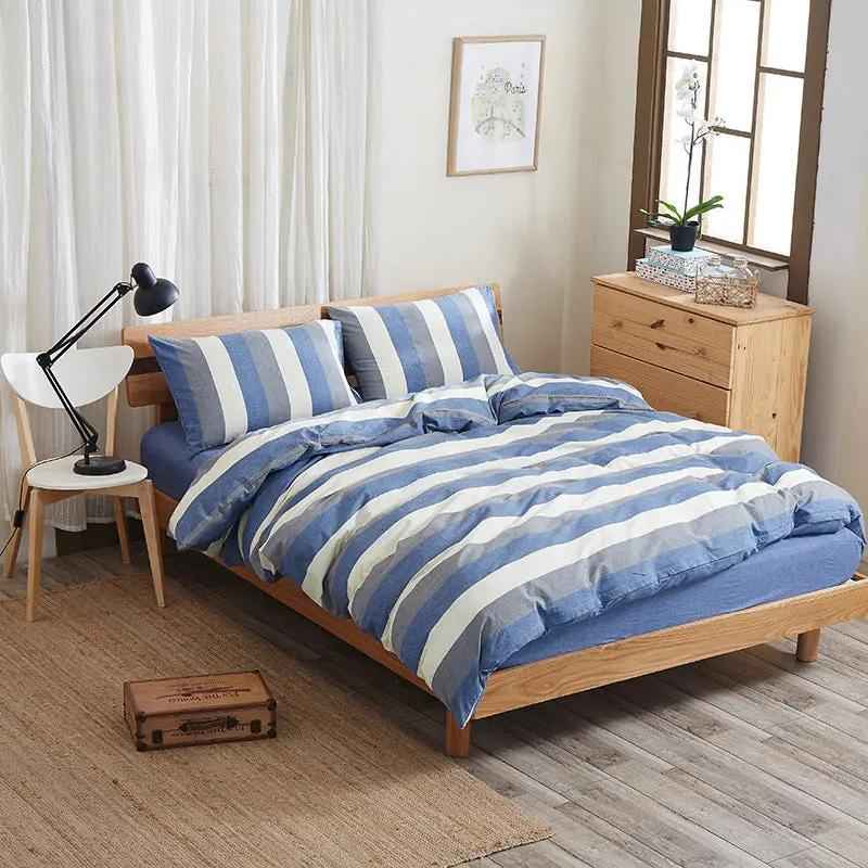 Pure Cotton Bed Sheet Set - Quality Four-Piece Bedding Collection