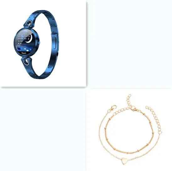 Fashion Women's Smart Watch - Waterproof Wearable Device with Heart Rate Monitor