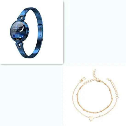 Fashion Women's Smart Watch - Waterproof Wearable Device with Heart Rate Monitor