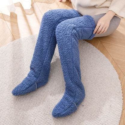 Over Knee Fuzzy Long Socks – Winter Warm and Cold-Proof Stockings AllvueCo