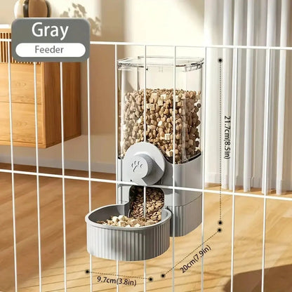 1.2l Automatic Pet Feeder - Cage Hanging Bowl for Small Pets - AllvueCo