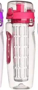 32oz Fruit Infusing Infuser Water Bottle - BPA-Free Plastic Design - AllvueCo