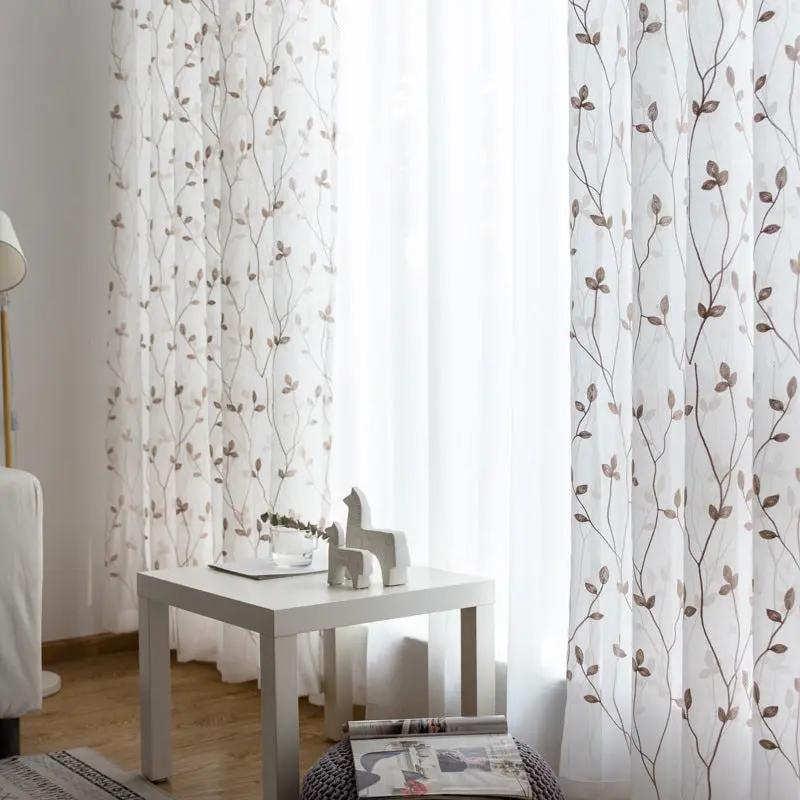Gauze Curtain for Bedroom and Sitting Room - Rural Wind Design - AllvueCo