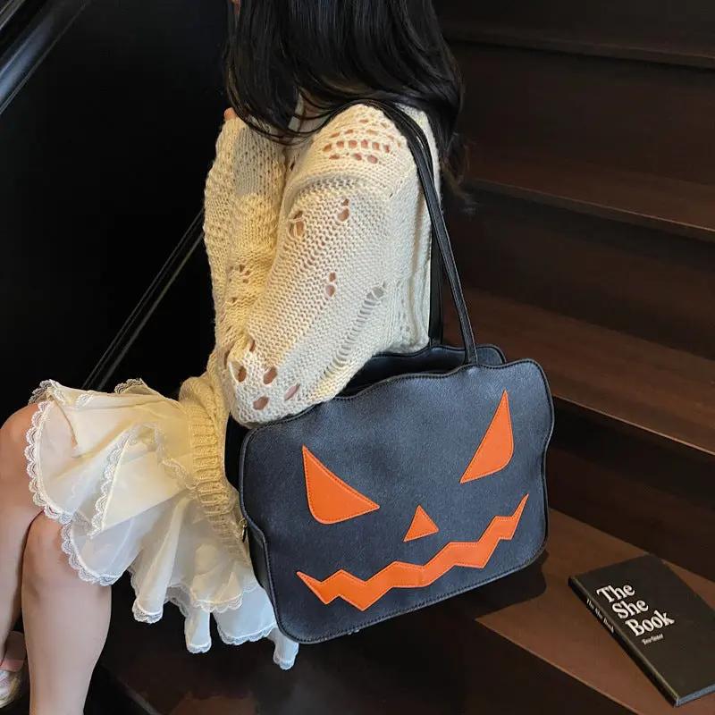 Women's Fashion Halloween Pumpkin Shoulder Messenger Bag | Luggage & Bags - AllvueCo