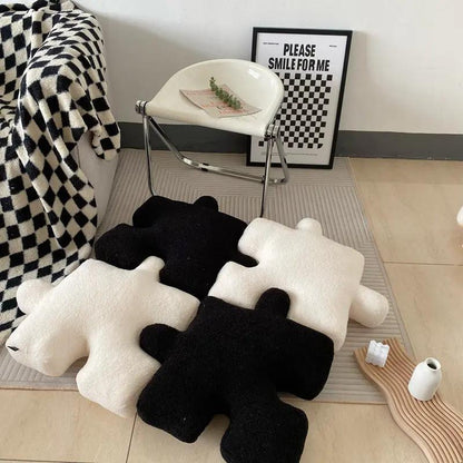 Fashion Stuffed Creative Puzzle Shaped Pillow - Modern Cushion - AllvueCo