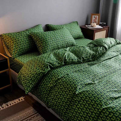 Pure Cotton Quilt Set - Premium Quality Fitted Sheet Bedding Essentials