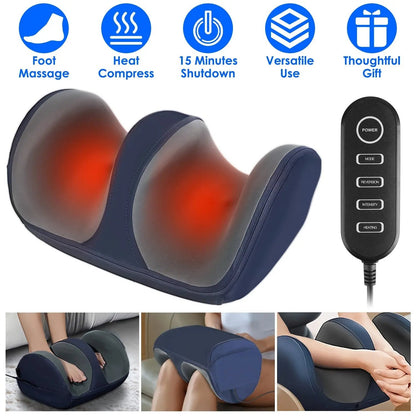 Shiatsu Foot Massager with Heat – Full Body Foot, Calf, Thigh & Arm Massager for Pain Relief & Relaxation - AllvueCo