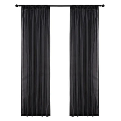 Modern Pure Color Cotton and Linen Window Screen - Stylish Design - AllvueCo