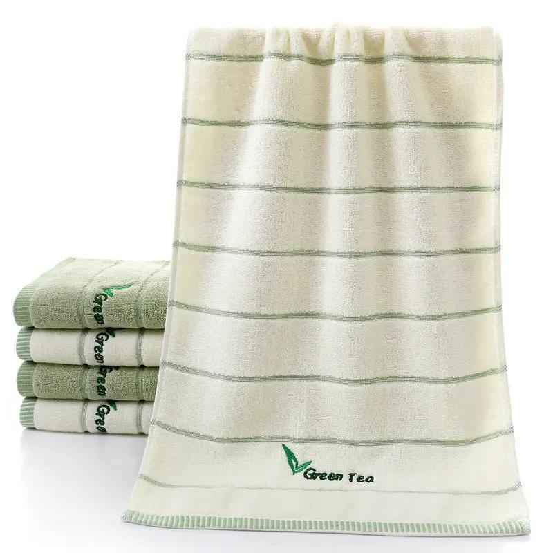 Pure Cotton Embroidered Face Towel - 32 Strand Quality Wash Towel