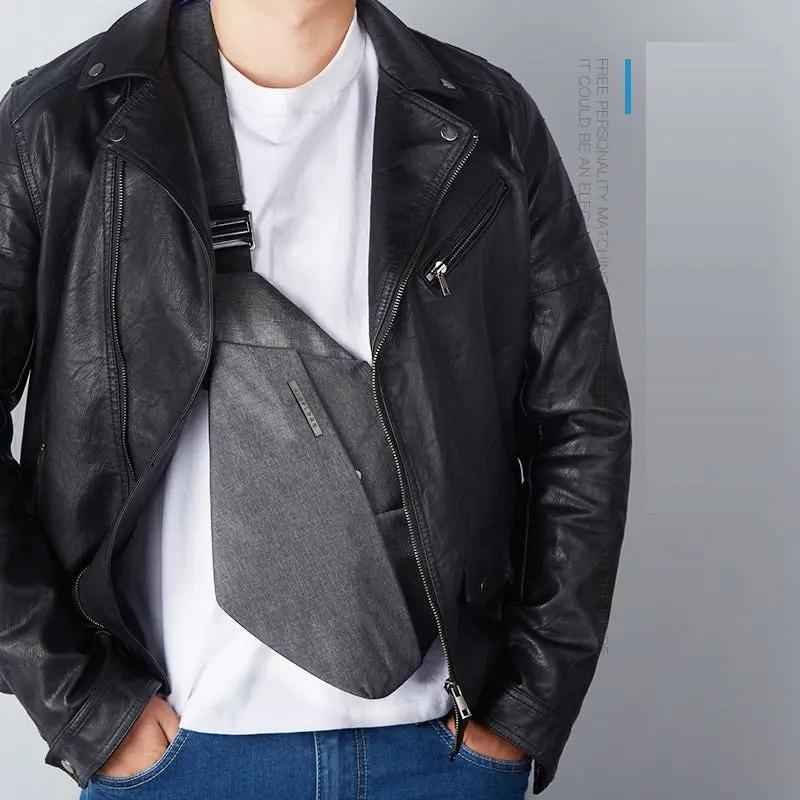 Digital Storage Chest Bag - Multifunctional Crossbody Canvas Bag for Travel & Everyday Use