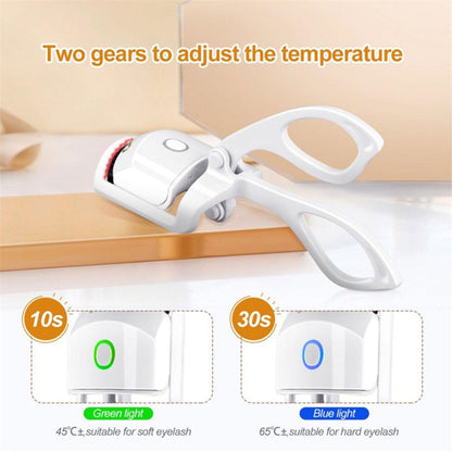 Heated Eyelash Curler – USB Rechargeable Dual-Temperature Lash Lifter for Long-Lasting Curl AllvueCo
