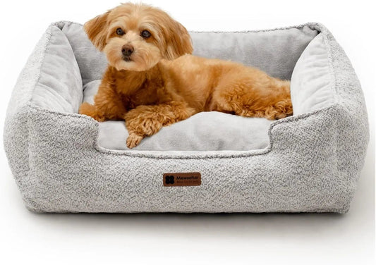 Mewoofun Medium Dog Bed – 31.5×23.6×9.5 Inch Washable Rectangular Pet Bed - AllvueCo