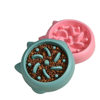 Pet Slow Feeder Bowls Anti Choking Dish - AllvueCo