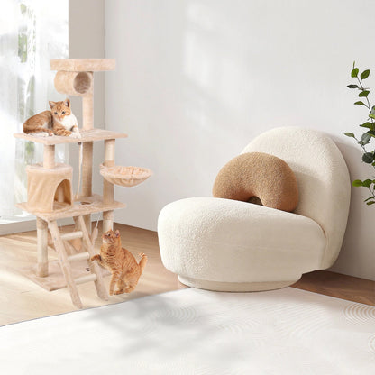 Multi-Level Cat Climbing Frame – Indoor Activity Tower for Play & Rest - AllvueCo