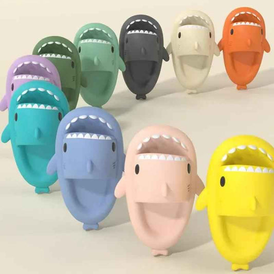 Adult's Shark Cartoon Slippers for Indoor and Outdoor Fun