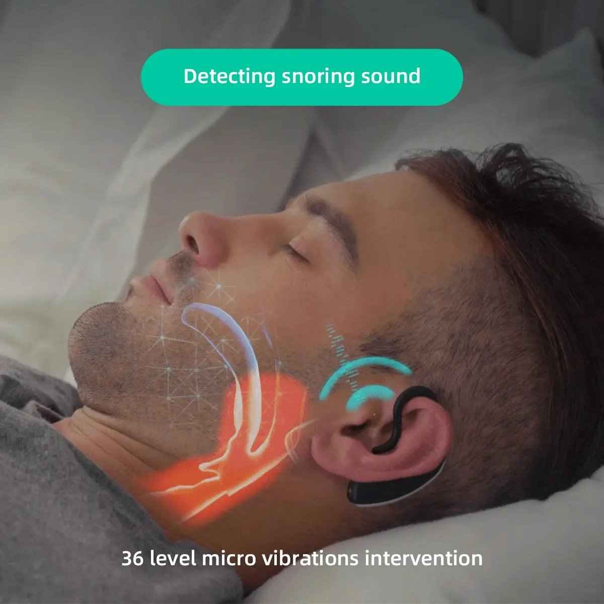Smart Earset Anti Snoring Device - Innovative Jewelry & Accessories