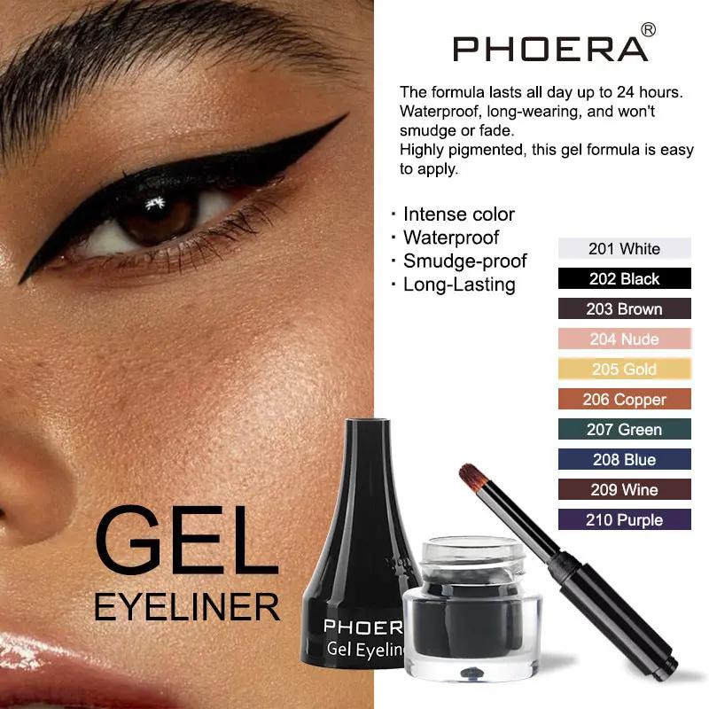 Phoera Ten Color Eyeliner - Versatile Eyeliner for All Styles - AllvueCo