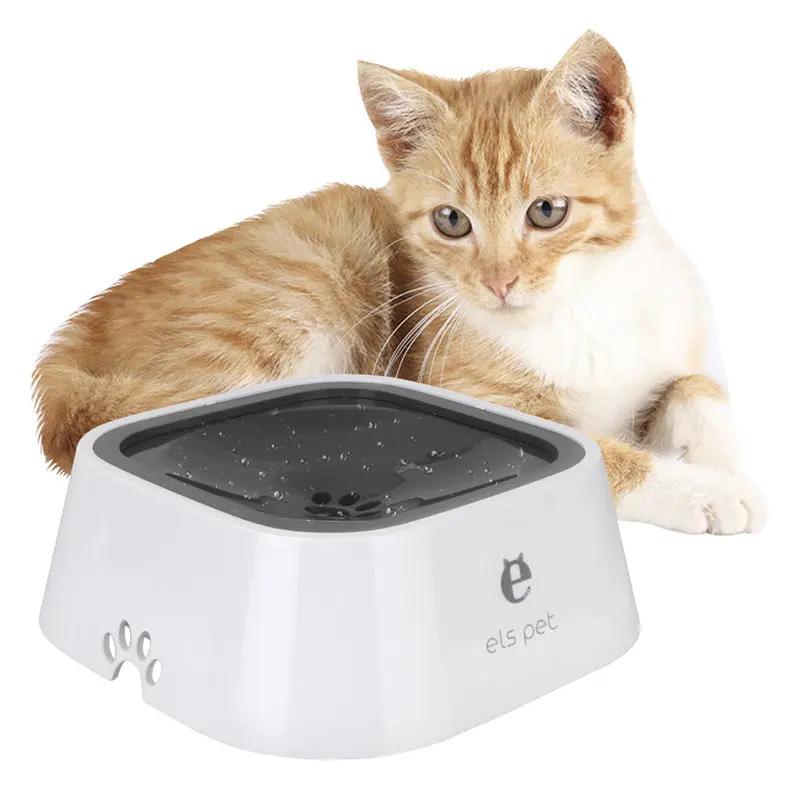 1.5L Cat Dog Water Bowl - Floating Anti-Overflow Feeder - AllvueCo