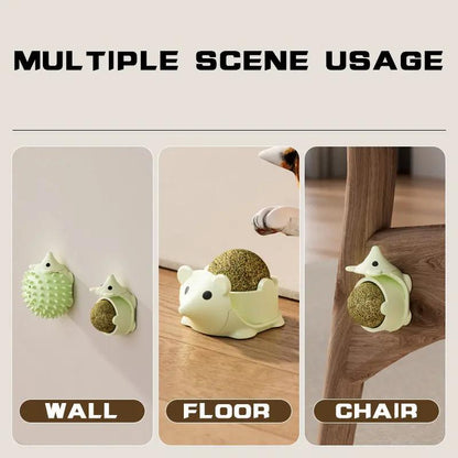 Cat Grooming Brush Wall Mount - Cat Self Groomer for Corners - AllvueCo