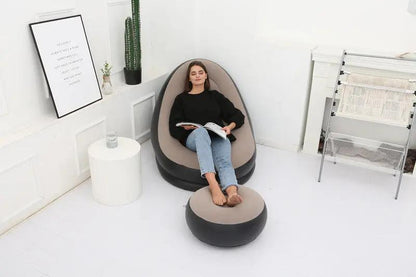 Lazy Bean Bag With Inflatable Folding Sofa - AllvueCo