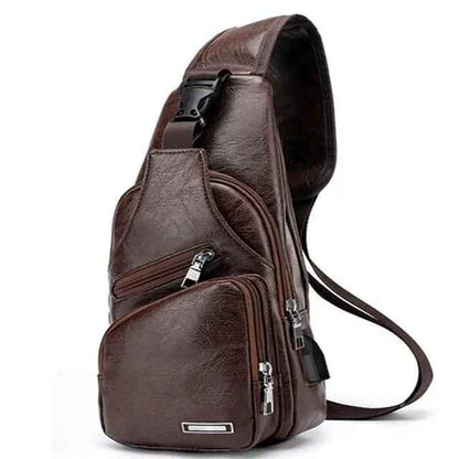 Waterproof One-Shoulder Messenger Bag for Casual Use