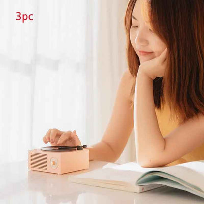 Wireless Retro Phonograph Speaker - Mini Portable Bluetooth-Compatible Design