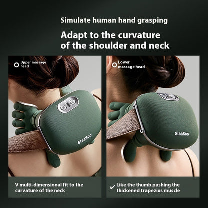 Wireless 4D Electric Neck & Shoulder Massager with Heat – Pain Relief & Relaxation AllvueCo