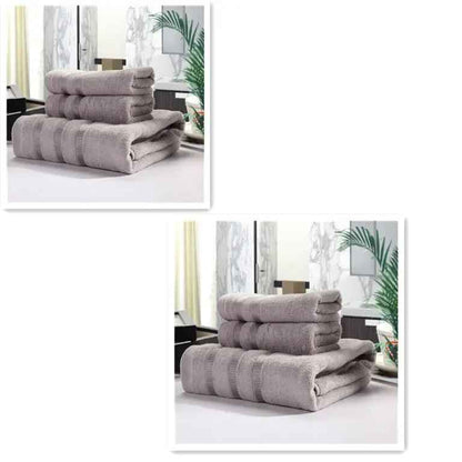 Bamboo Antibacterial Towels - Hypoallergenic Towel Set for Ultimate Comfort