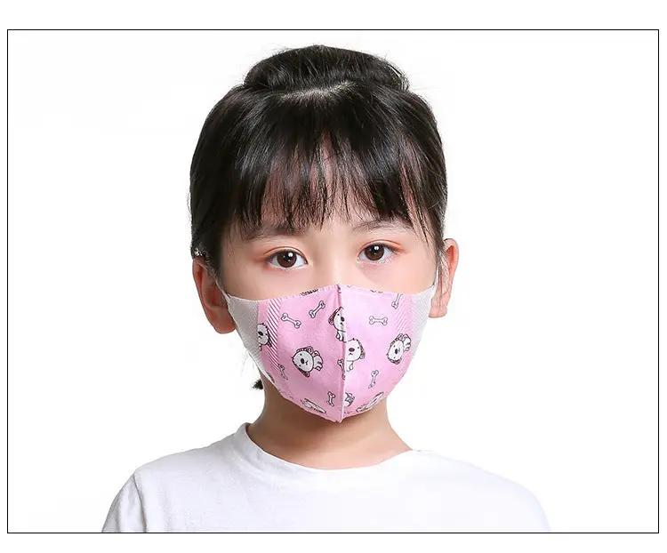 Children’s 3D Disposable Dustproof Mask – Breathable Cartoon Earloop Design - AllvueCo