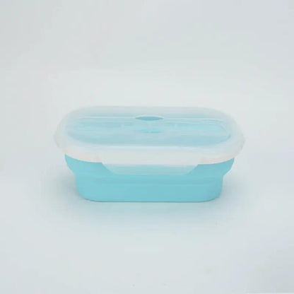 Portable Foldable Silicone Lunch Box - Convenient Meal Container - AllvueCo