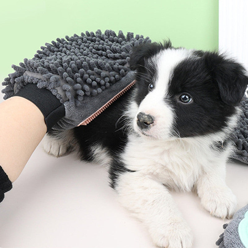 Pet Bathing Brush 2-in-1 Grooming Glove for Dogs and Cats - AllvueCo