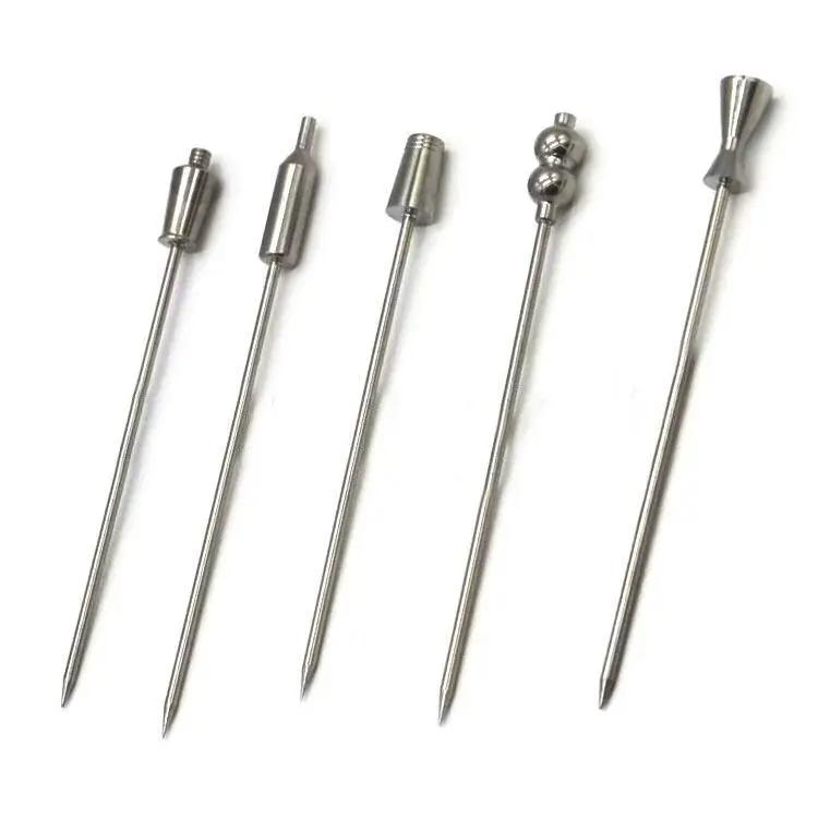 Stainless Steel Cocktail Picks – 11cm Reusable Drink & Garnish Stirrers - AllvueCo