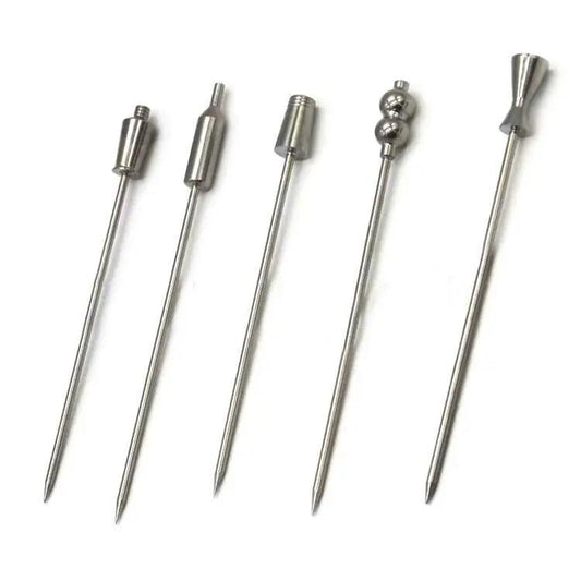 Stainless Steel Cocktail Picks – 11cm Reusable Drink & Garnish Stirrers - AllvueCo