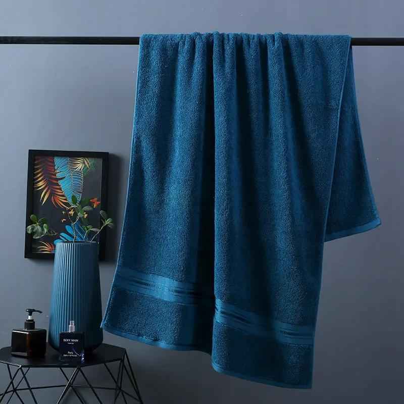 Pure Color Thick Premium Cotton Bath Towel Set - Ultra-Soft and Absorbent Towels