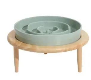 Pet Slow Food Ceramic Neck Protection Bowl - Durable Feeding Solution - AllvueCo