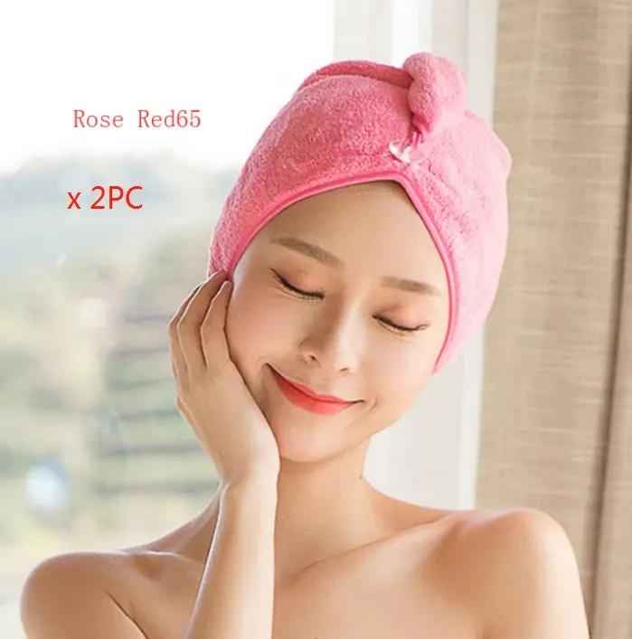 Women's Hair Dryer Cap - Quick Drying Absorbent Towel for Effortless Hair Care