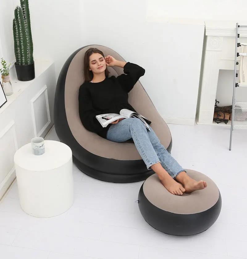Lazy Bean Bag With Inflatable Folding Sofa - AllvueCo