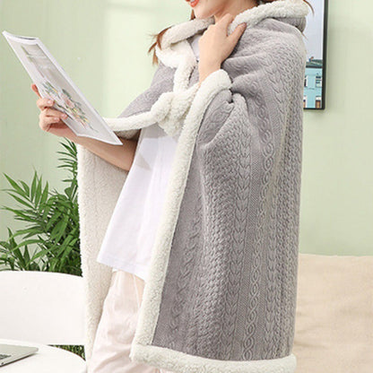 Double-Layer Thickened Nap Blanket – Soft Flannel Office & Home Winter Throw AllvueCo