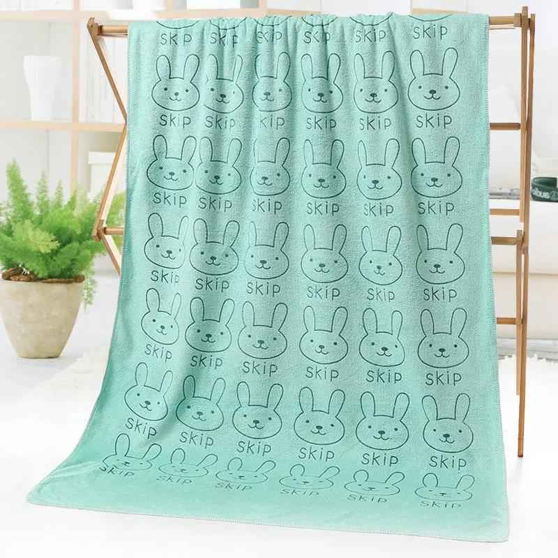 Bath and Beach Towel Cartoon Print - Fun and Functional Cartoon Print Bath and Beach Towel