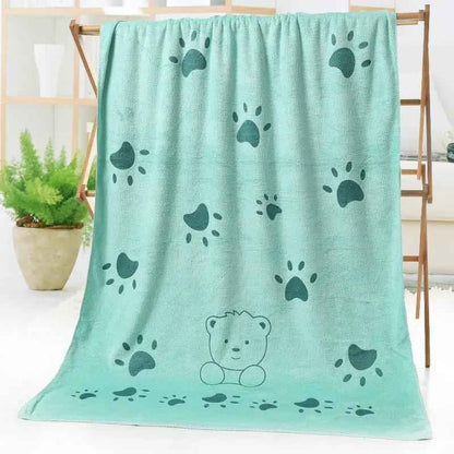 Bath and Beach Towel Cartoon Print - Fun and Functional Cartoon Print Bath and Beach Towel