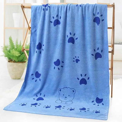 Bath and Beach Towel Cartoon Print - Fun and Functional Cartoon Print Bath and Beach Towel