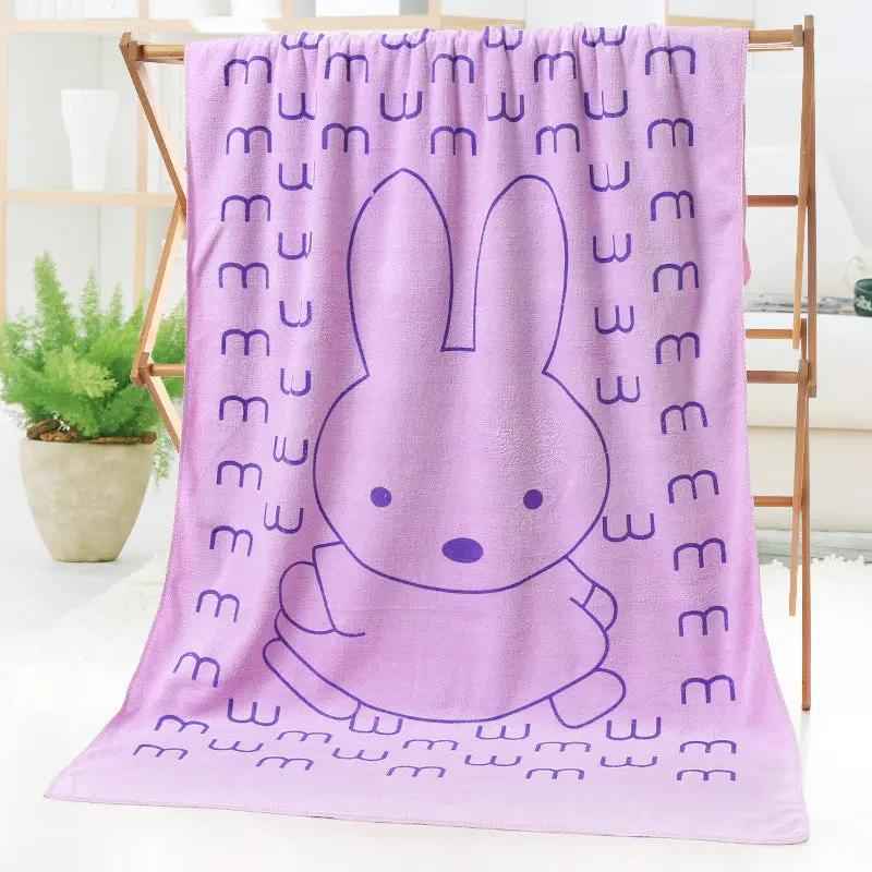 Bath and Beach Towel Cartoon Print - Fun and Functional Cartoon Print Bath and Beach Towel