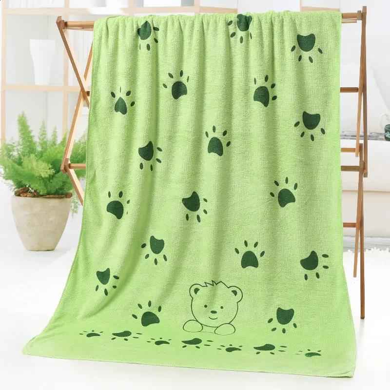 Bath and Beach Towel Cartoon Print - Fun and Functional Cartoon Print Bath and Beach Towel