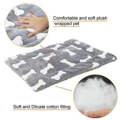 Self-Warming Cat Bed Mat and Washable Dog Crate Mat - AllvueCo