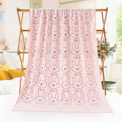 Bath and Beach Towel Cartoon Print - Fun and Functional Cartoon Print Bath and Beach Towel