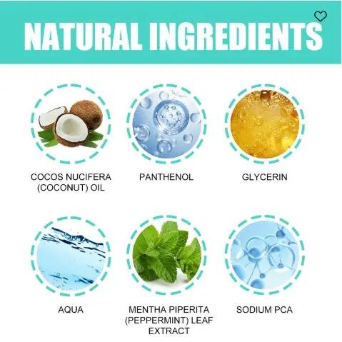 Oralhoe Coconut Mint Mouth Wash – Teeth Whitening & Fresh Breath Solution for Yellow Teeth (250ml) - AllvueCo