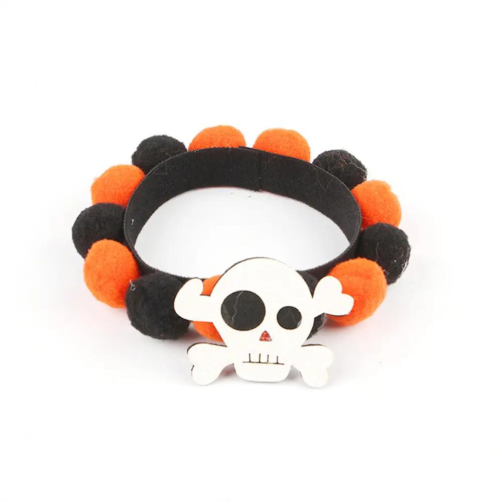 Halloween Pumpkin Collar - Pet Fur Ball Accessories for Pets - AllvueCo